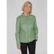 Lederjacke JCC "3102222" Gr. 36, grün (pale green) Damen Jacken Lederjacken