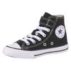 Sneaker CONVERSE "CHUCK TAYLOR ALL STAR 1V EASY-ON Hi", Gr. 33, schwarz, Textil, sportlich, Schuhe Canvassneaker Sneaker high Sneakerboots Skaterschuh, mit Klettverschluss für Kinder