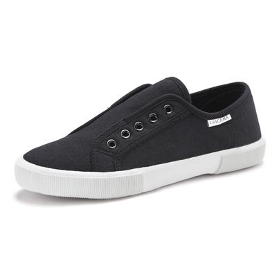 Sneaker LASCANA, Damen, Gr. 36, schwarz, Obermaterial: 100% Textilmaterial. Futter: 100% Textilmaterial. Decksohle: 100%