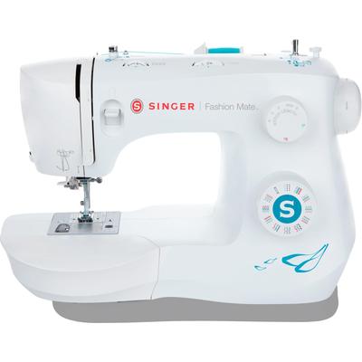 SINGER Freiarm-Nähmaschine "Fashion Mate 3342", blau (weiß mit blauer applikation), B:41,6cm H:33cm T:18,9cm, Nähmaschinen Image