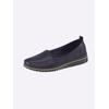 Slipper ANDREA CONTI, Damen, Gr. 39, blau (marine), Glattleder, Leder, sportlich, Schuhe