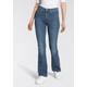 Bootcut-Jeans LEVI'S "725 High-Rise Bootcut" Gr. 25, Länge 32, blau (mid, blue) Damen Jeans