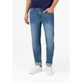 Slim-fit-Jeans TIMEZONE "Slim EduardoTZ" Gr. 36, Länge 34, blau Herren Jeans 5-Pocket-Jeans