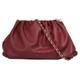 Umhängetasche CLUTY Gr. B/H/T: 35 cm x 25 cm x 7 cm onesize, rot (dunkelrot) Damen Taschen Handtaschen