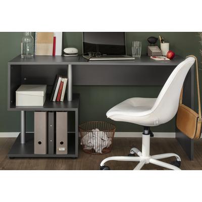 Schreibtisch VOGL MÖBELFABRIK "Essy", grau (grau, graphit, graphit), B:137cm H:73cm T:60cm, Tische Image
