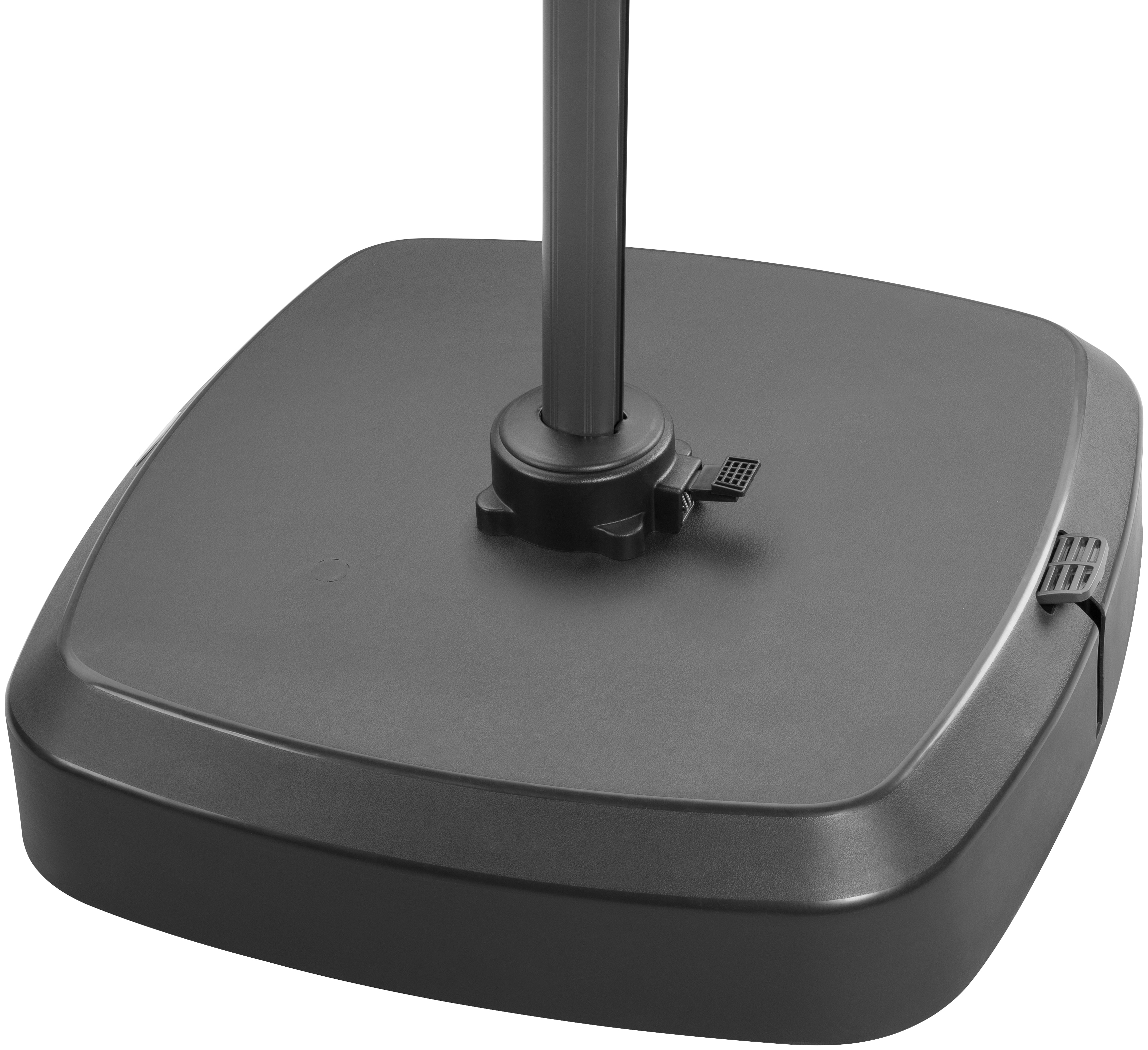 Schirmhalter SCHNEIDER SCHIRME, grau (anthrazit), B:89cm H:23cm T:89cm, Kunststoff, Stahl, Schirmhalterungen