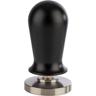 Tamper BUDDY'S "Buddy´s Bar - Barista Edition", silber (schwarz, silberfarben), T:5,1cm, Edelstahl, Silikon, Barista-Sets, Premium, Kaffee Verdichter, rostfreier Edelstahl, Espresso Stempel Image