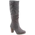 Stiefel CITY WALK Gr. 40, Normalschaft, grau Damen Schuhe High Heels