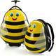 Kinderkoffer HEYS "Travel Tots, 46 cm, Hummel" Gr. B/H/T: 34 cm x 46 cm x 23 cm 14 l, gelb (yellow, black) Koffer Handgepäck-Koffer