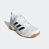 Handballschuh ADIDAS PERFORMANCE "LIGRA 7 INDOOR", Gr. 38, schwarz-weiß (cloud weiß, core schwarz, cloud weiß), Synthetik, Textil, sportlich, Schuhe