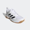 Handballschuh ADIDAS PERFORMANCE "LIGRA 7 INDOOR" Gr. 42, schwarz-weiß (cloud white, core black, cloud white) Schuhe Sportschuhe