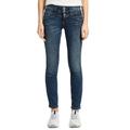 Slim-fit-Jeans TOM TAILOR "Alexa Slim" Gr. 27, Länge 30, blau (random bleached) Damen Jeans Röhrenjeans Bestseller