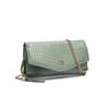 Umhängetasche "Elegant", Damen, Gr. B/H/T: 24cm x 13cm x 5cm one size, grün, Lederimitat, COLLEZIONE ALESSANDRO, Taschen, Lackmaterial