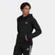 Kapuzensweatshirt ADIDAS SPORTSWEAR "ESSENTIALS FLEECE HOODIE" Gr. L, schwarz-weiß (black, white) Herren Sweatshirts Hoodies