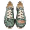 Sneaker DOGO "Sneaker Spirit Animal Damen Sneaker / Female", Damen, Gr. 39, Normalschaft, bunt (grün), Lederimitat, Schuhe Skaterschuh Sneaker low, Vegan