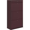 Schuhkipper HAMMEL FURNITURE "Mistral Schuhschrank, Schuhkommode, Schuhaufbewahrung", rot (bordeaux), B:70cm H:128cm T:32,5cm, Spanplatte, Sideboards, mit drei Schubladen für Schuhe, B: 70 cm, anpassungsbar Designmöbel