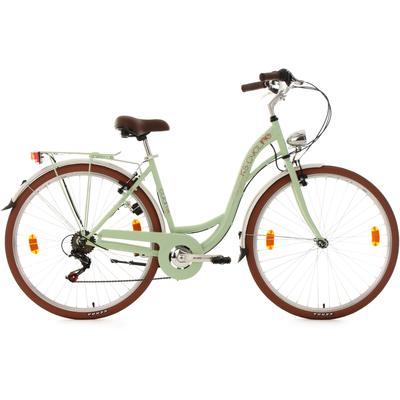 Cityrad KS CYCLING "Eden" Fahrräder Gr. 48 cm, 28 Zoll (71,12 cm), grün für Damen und Herren, Kettenschaltung