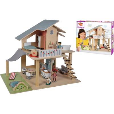 Puppenhaus EICHHORN "Holzspielzeug" Puppenhäuser bunt Kinder Puppenhaus mit Möbeln und Spielfiguren