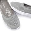 Sneaker Ballerinas LASCANA, Damen, Gr. 41, grau, Obermaterial: 100% Textilmaterial. Futter: 100% Textilmaterial. Decksohle: 100% Textilmaterial. Laufsohle: 100% Synthetik, unifarben, sportlich, Schuhe Ballerina, ultraleichter Slipper, Freizeitschuh...