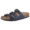 Pantolette ANISTON SHOES, Damen, Gr. 38, blau (navy), Lederimitat, unifarben, klassisch, Schuhe, Gartenschuh, Berufsschuh, Hausschuh mit Veloursleder-Fußbett