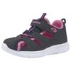 Sneaker KANGAROOS "KI-Rock Lite EV", Gr. 22, bunt (dk, navy, daisy, pink), Synthetik, Textil, sportlich, Schuhe, mit Klettverschluss
