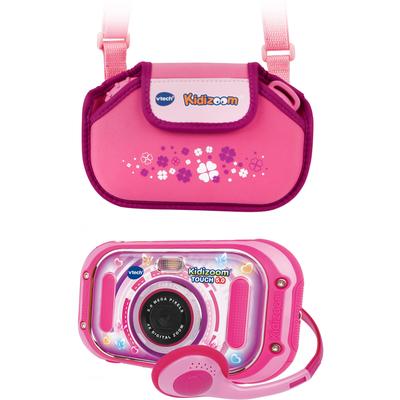 Vtech Kinderkamera KidiZoom Touch 5.0, pink, 5 MP, inklusive Tragetasche pink Kinder Elektronikspielzeug