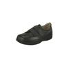 Klettschuh NATURAL FEET "Stockholm XL", Damen, Gr. 37, schwarz, Leder, casual, Schuhe, mit Platzhalter-Sohle