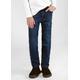 Regular-fit-Jeans STACCATO "LOUIS", Jungen, Gr. 128, Normalgrößen, blau (jeansblau), Oberstoff: 80% Baumwolle, 19% Polyester, 1% Elasthan., unifarben, leichte Abriebeffekte, Basic, regular fit, Jeans 5-Pocket-Jeans, Regular Fit