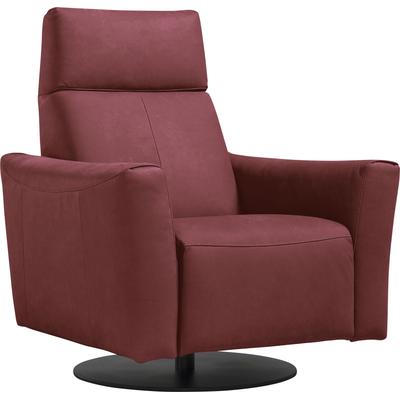 Sessel EGOITALIANO "Blues Designsessel, Loungesessel", rot (kirschrot), B:84cm H:105cm T:90cm, Leder u00bbBULLu00ab (echtes Rindsleder). Geschliffenes, pigmentiertes und behandeltes Rindsleder mit einer Dicke von 1, 3-1, 5 mm. Dieses Leder zeigt... Image