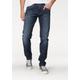 Stretch-Jeans PEPE JEANS "SPIKE" Gr. 32, Länge 34, blau (darkblue, used) Herren Jeans Stretch