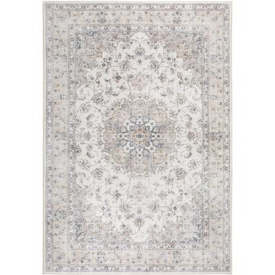 Teppich LUXOR LIVING "Prima 3" Gr. 4, beige (creme), B:160cm H:7mm L:230cm, Kunstfaser, Teppiche, Kurzflor, Orient-Optik, Vintage Design, auch als Läufer erhältlich Image