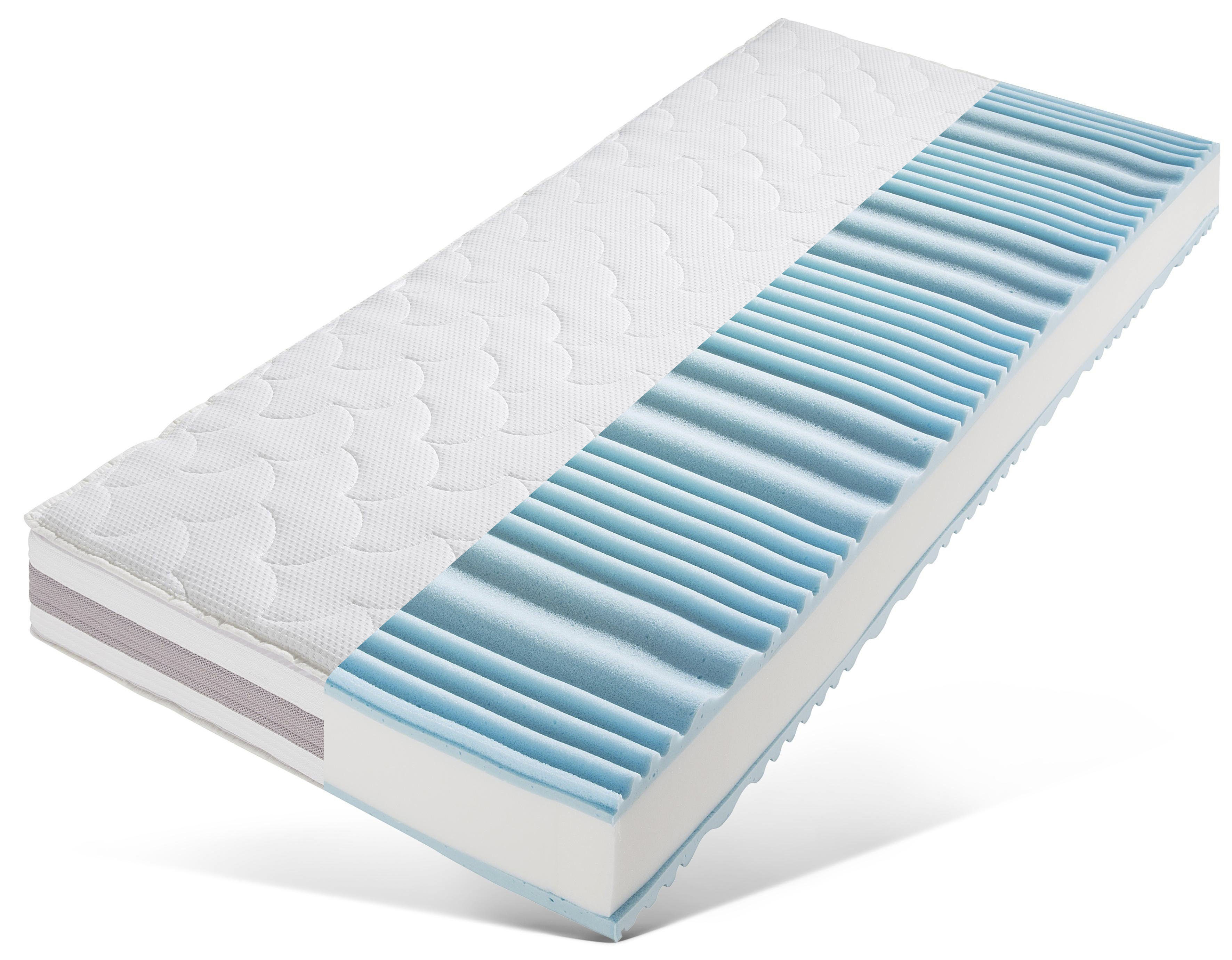 Taschenfederkernmatratze HN8 SCHLAFSYSTEME "Dynamic Gel TFK" Gr. 2, weiß, B:160cm H:26cm L:200cm, Bezug: 100% Polyester, Matratzen, optimale Körperunterstützung dank Gelschaum & ideale Luftzirkulation Image
