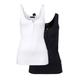 Tanktop MELROSE Gr. 32, schwarz-weiß (weiß, schwarz) Damen Tops