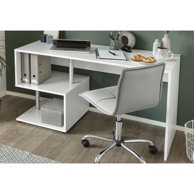 Schreibtisch VOGL MÖBELFABRIK "Essy", weiß (weiß, weiß, weiß), B:137cm H:73cm T:137cm, Tische Image