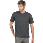 T-Shirt TRIGEMA "TRIGEMA T-Shirt DELUXE Baumwolle", Herren, Gr. XL, grau (anthrazit, melange), 100% Baumwolle, Basic, Kurzarm, Shirts