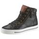 Sneaker PAUL GREEN Gr. 39, schwarz Damen Schuhe Plateaustiefeletten