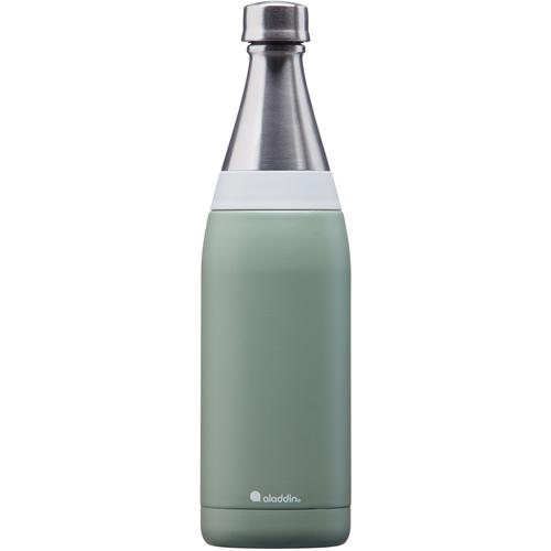 "Isolierflasche ALADDIN ""Fresco Thermavac™ L"" Trinkflaschen Gr. 600 ml, grün Thermobecher und Coffee to go auslaufsicher, für kohlensäurehaltige Getränke, 0,6 Liter"