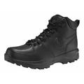 Schnürboots NIKE SPORTSWEAR "Manoa Leather" Gr. 44, schwarz (black, black, black) Schuhe Herren Outdoor-Schuhe