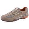 Sneaker GEOX "Snake", Herren, Gr. 44, beige, Veloursleder, Textil, sportlich, Schuhe, Freizeitschuh, Schnürschuh mit Geox Spezial Membran