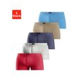 Boxer H.I.S Gr. 3, 5 St., bunt (rot, blau, marine, khaki, grau, meliert) Herren Unterhosen Sportunterwäsche