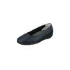 Ballerina NATURAL FEET "Johanna", Damen, Gr. 43, blau (dunkelblau), Leder, elegant, Schuhe Ballerina, mit Komfortweite