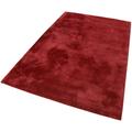 Hochflor-Teppich ESPRIT "Relaxx" Teppiche Gr. B/L: 160 cm x 230 cm, 25 mm, 1 St., rot Esszimmerteppiche