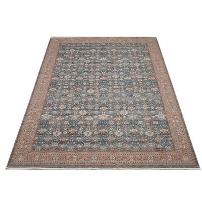 Teppich OCI DIE TEPPICHMARKE "GRAND FASHION 01", blau (blau, terra), B:65cm H:5mm L:130cm, Polyester, Teppiche Image