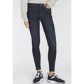 Skinny-fit-Jeans LEVI'S "310 Shaping Super Skinny" Gr. 28, Länge 32, blau (rinsed denim) Damen Jeans Röhrenjeans