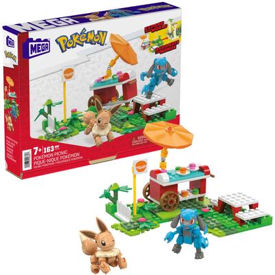 Konstruktions-Spielset MEGA "Pokémon Picknick Abenteuer Bauset" Spielbausteine bunt Kinder Bausteine Bausätze