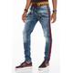 Bequeme Jeans CIPO & BAXX Gr. 32, Länge 32, blau Herren Jeans