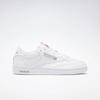 Sneaker REEBOK CLASSIC "CLUB C 85", Gr. 39, weiß (weiß, sheer, grau), Leder, sportlich, Schuhe