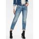 Boyfriend-Jeans G-STAR RAW "Kate Boyfriend" Gr. 29, Länge 32, blau (light indigo aged blue)) Damen Jeans Ankle 7/8