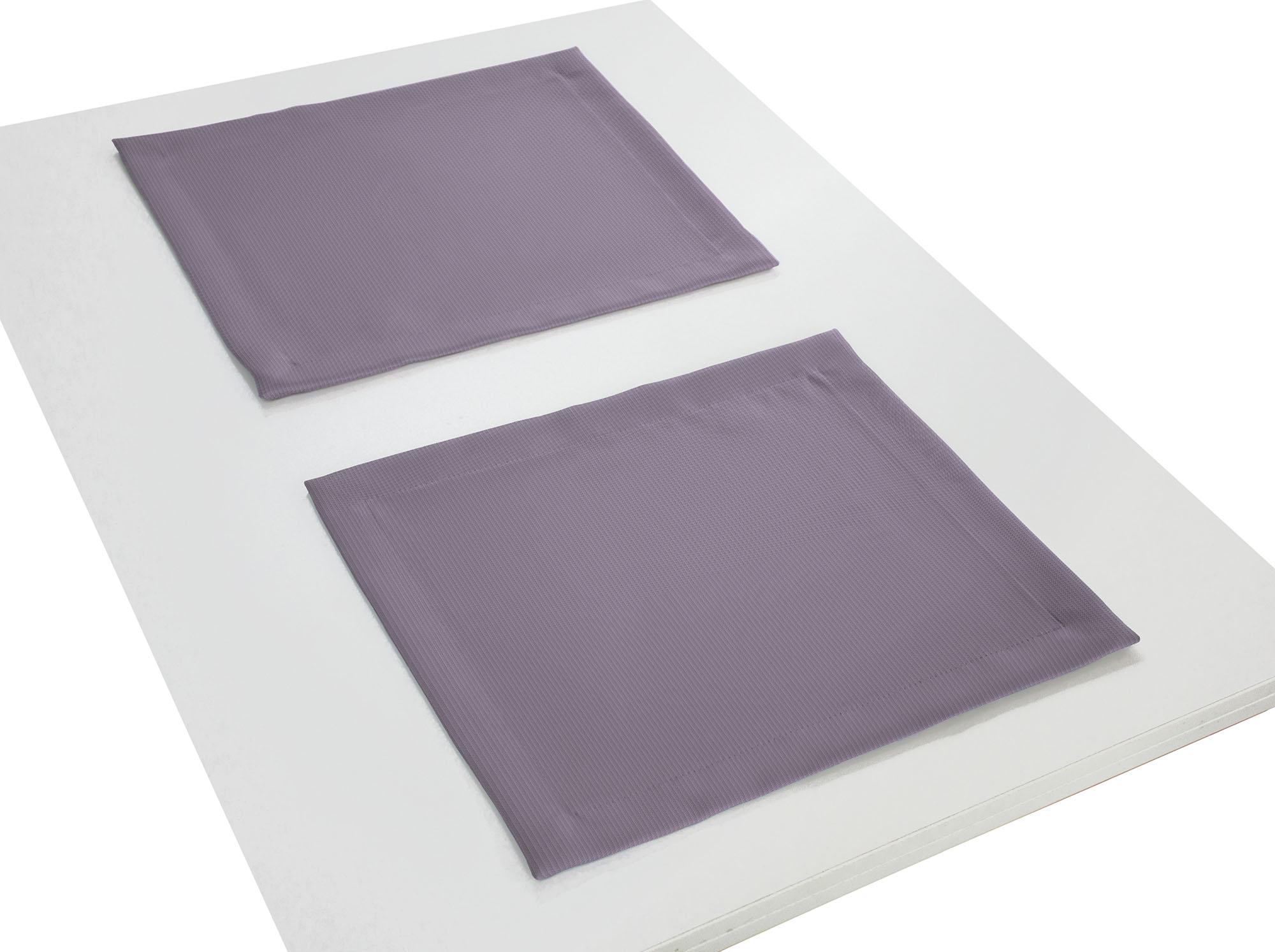 Platzset ADAM "Uni Collection Light" Gr. 1, lila, B:30cm L:40cm, Obermaterial: 100% Baumwolle, Platzsets