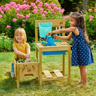 Spielküche TP TOYS "Grow Up" Spielküchen beige (natur) Kinder BxTxH: 82,7x88x34 cm